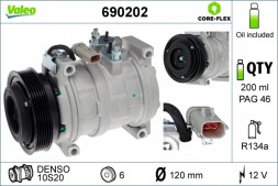 Valeo 690202 Компресор кондиціонера valeo 690202