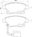 P24066 BREMBO Комплект гальмівних колодок з 4 шт дисків