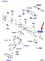 Ford OE РУЧКА ЗАДНЯ S-MAX GALAXY 2006-15 1591668_ 6М21-R43400-AAXWAA