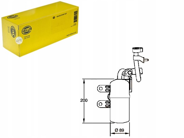 Hella HEL8FT 351 335-101(iMOTO) Осушувач кондиціонера hella 30676523 30647907 306 + набір водія #37