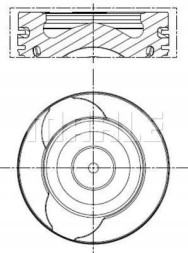 Mahle 021 PI 00128 001 Поршень 021 pi 00128 001