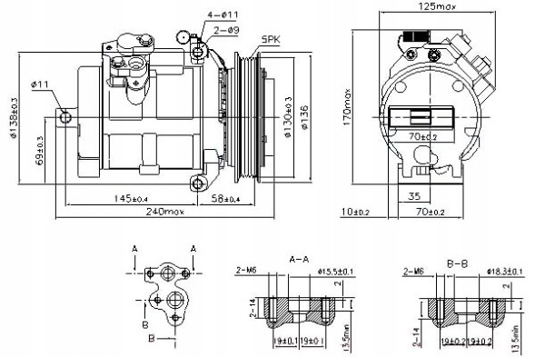 Nissens 890049 Компресор кондиціонеру nissens 890049