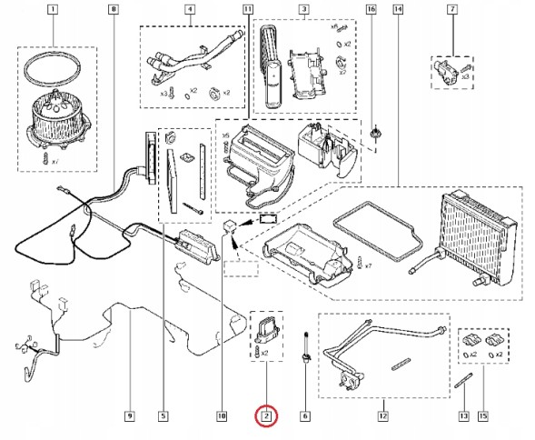 Renault OE 77 01 207 453 Резистор резистора повітродувки renault espace iv oryg !