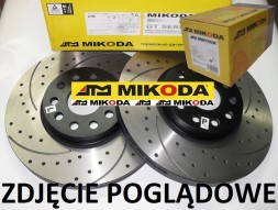 ATM Mikoda 0288 GT + 70274 SKODA YETI (5L) Mikoda 0288 gt диски, колодки skoda yeti (5l) 09-17, задні 282мм.