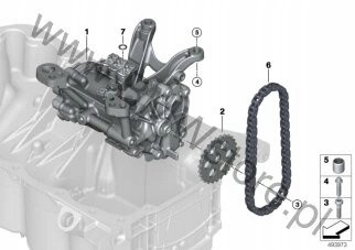 BMW OE 8631810 11418631810 НОВИЙ масляний насос BMW 8631810 F39 F40 F45 F46 F48 G20 G28 G29 G30 G3