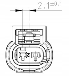 e-connectors 42831800/4H0973323/3-1718643-1/100 Вилки типу 4H0973323 (100 штук - тільки корпус)