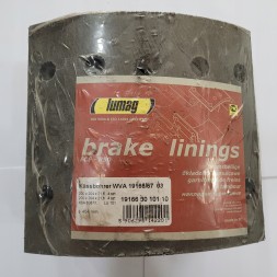 Lumag 19166 30 101 10 ГАЛЬМІВНА НАКЛАДКА LUMAG KASSBOHRER 3НАДВ WVA 19166/67 03