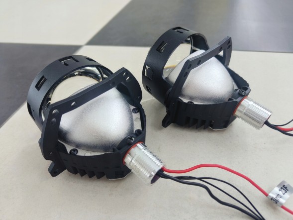 CHINA BIL-DCP-002-30-6000K Комплект 2x bi led лінзи 3.0 6000k легке встановлення h4 h7 easy fit