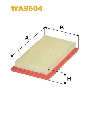 WA9604 WIX FILTERS Фільтр повітряний