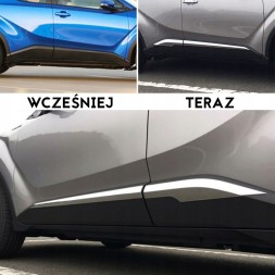SAS 45896 Набір хромованих чохлів на двері Toyota C-HR