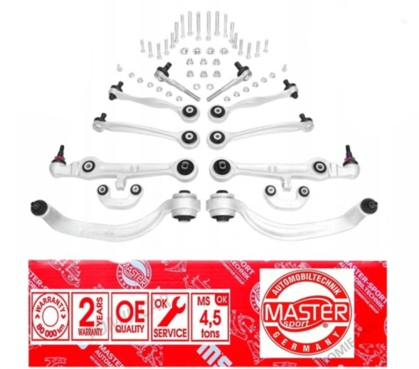 Master-Sport 36809-SET-MS Комплект важелів 8x важіль підвіски передній для audi a4 b7 2004-2008р