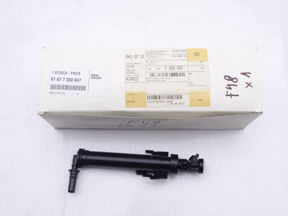 BMW OE 7350647 GBI_BMW BMW X1 F48 15-22 ФОРСУНКА ОМИВАЧА ФАРИ ЛІВА ПЕРЕДНЯ ОРИГІНАЛ НОВА