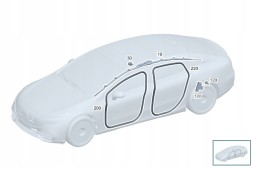 Mercedes-Benz OE A297860290064 Шторка ліва Mercedes EQS 297 A2978602900 USA