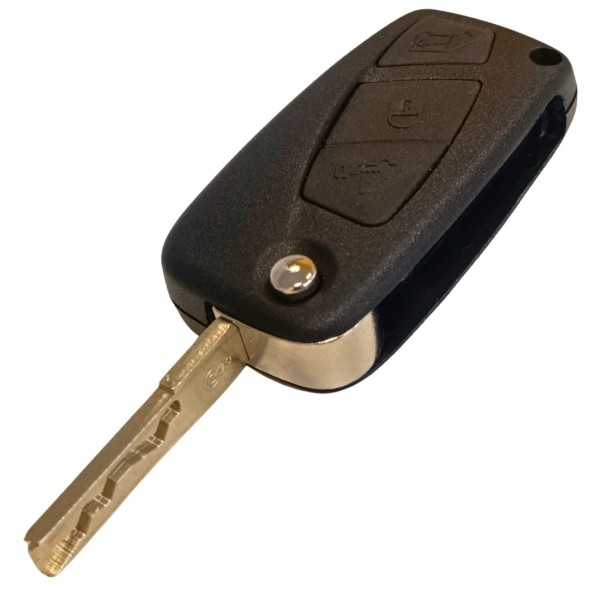 Fiat OE 735506984 Ключ-брелок Fiat з нарізним лезом, 2 кнопки, OE 71749162, для Bravo, Punto, Ducato