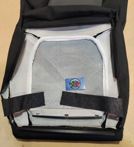 Volkswagen OE 7C0881805H VW TCRAFTER переднє сидіння обшивка матеріал оригінал TITANSCHWARZ 7C0