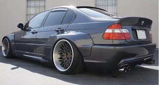Китай 847VCP908 ЛОТКА СПОЙЛЕР НАКЛАДКА BMW E46 СЕДАН CSL СТИЛІ СПОЙЛЕР ЧОРНИЙ ГЛЯНЕЦЬ