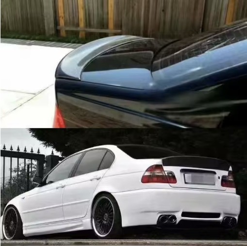 Китай 847VCP908 ЛОТКА СПОЙЛЕР НАКЛАДКА BMW E46 СЕДАН CSL СТИЛІ СПОЙЛЕР ЧОРНИЙ ГЛЯНЕЦЬ