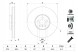 Bosch 0 986 479 F60 Гальмівний диск передній вентильований 0 986 479 f60