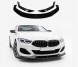 BM G14/G15-0501002 dokładka przód bmw 8 G14 G15 AC STYLE czarny połysk Сплітер переднього бампера для BMW 8 G15 G14 2018-2026, сплітер бампера в стилі AC
