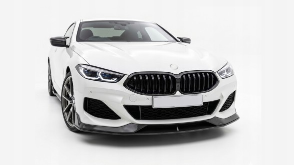 BM G14/G15-0501002 dokładka przód bmw 8 G14 G15 AC STYLE czarny połysk Сплітер переднього бампера для BMW 8 G15 G14 2018-2026, сплітер бампера в стилі AC