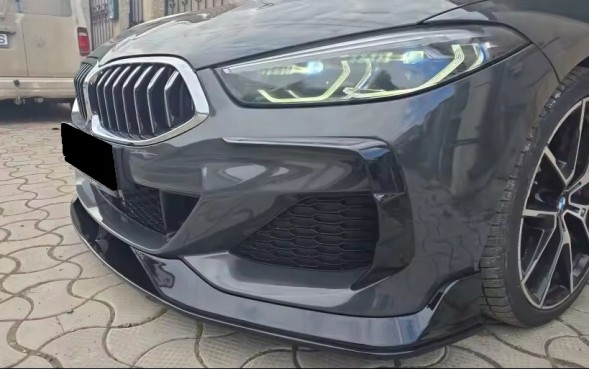 BM G14/G15-0501002 dokładka przód bmw 8 G14 G15 AC STYLE czarny połysk Сплітер переднього бампера для BMW 8 G15 G14 2018-2026, сплітер бампера в стилі AC
