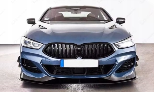 BM G14/G15-0501002 dokładka przód bmw 8 G14 G15 AC STYLE czarny połysk Сплітер переднього бампера для BMW 8 G15 G14 2018-2026, сплітер бампера в стилі AC