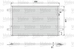 Valeo 814004 Конденсатор радіатора кондиціонування повітря 814004 valeo audi