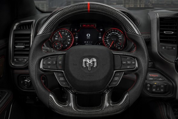 Китай BM205-1 Спортивне кермо карбонове 2019-26 Ram 1500 кастомне