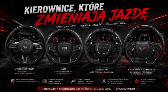Китай BM205-1 Спортивне кермо карбонове 2019-26 Ram 1500 кастомне
