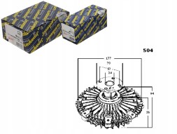 Japanparts JAPVC-504(iMOTO) КЛАТЧ ВІСКОЗНИ MISTUBISHI L200 05- JAPANPARTS
