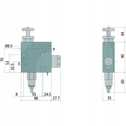 Китай 85002362 3-ходовий кран керування потоком Oleodinamica Marchesini RFP3