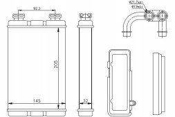 Nissens NIS70520/RS2 Обігрівач nissens 64118373986 64118361915 641183 + комплект водія #3