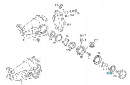 Mercedes-Benz OE A004981712564 ПІДШИПНИК ЗАДНЬОГО МІСТА ASD Mercedes W124
