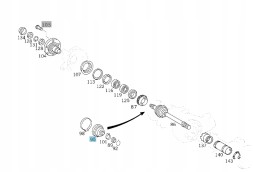 Mercedes-Benz OE A460337048564 ПИЛЬНИК ВАЛУ ПРИВОДУ ПЕРЕДНЬОГО МОСТУ MERCEDES GELENDEWAGEN