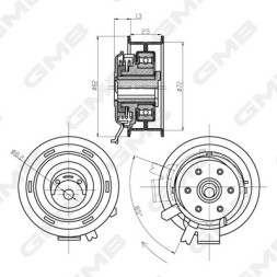 GTB0150 GMB Шків натяжний