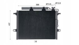 Mahle AC 318 001S Конденсатор, кондиціонер mahle ac 318 001s