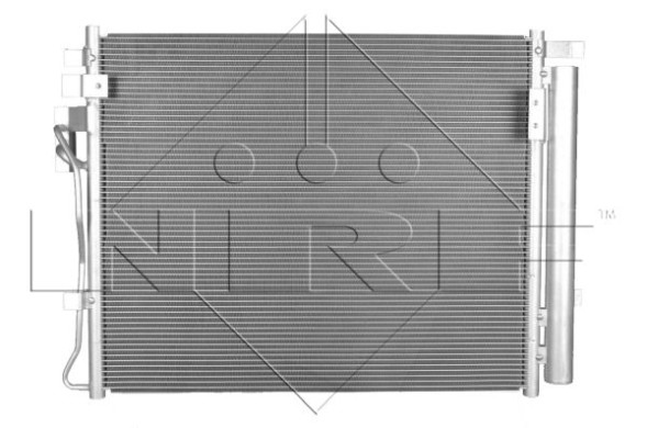 350021 NRF Радіатор кондиціонера