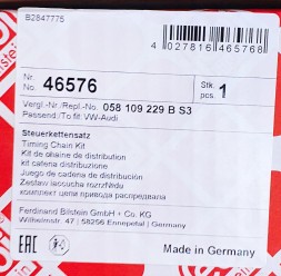 Febi bilstein 46576 Febi bilstein ланцюг грм сиділо exeo st 1.8