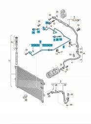 Volkswagen OE 2H1820741G Трубка охолоджуючої рідини ASO VW