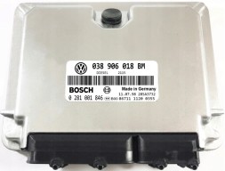 Bosch 038906018BM 0281001846 BEZ IMMO przygotowany w SDK Контролер 038906018BM 0281001846 БЕЗ IMMO
