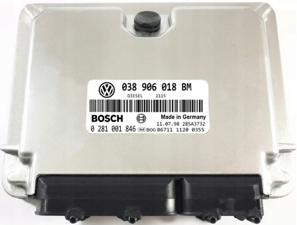 Bosch 038906018BM 0281001846 BEZ IMMO przygotowany w SDK Контролер 038906018BM 0281001846 БЕЗ IMMO