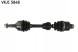 SKF VKJC 5848 Приводний вал skf vkjc 5848