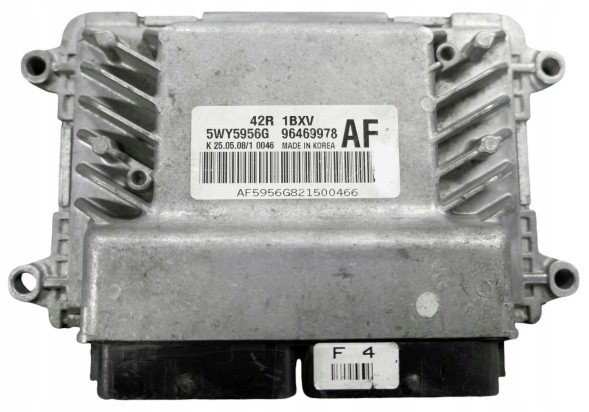 Chevrolet OE 5WY5956G 96469978 42R 1BXV ДРАЙВЕР CHEVROLET AVEO T250 1.2 5WY5956G 96469978 + ПРОГРАМУВАННЯ
