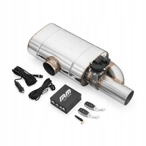 RM Motors PROM.2XEV04/76/350 Комплект поперечних глушників з клапаном