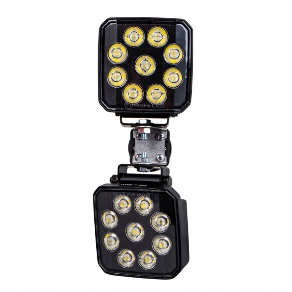 Mizar 05085 4x Робоча LED фара 12V 24V 9-LED 6500лм вигнута Laytz + 2x кріплення