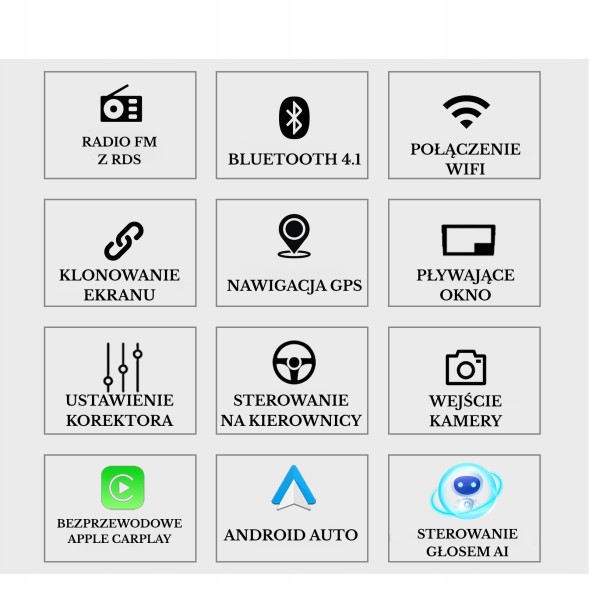 Китай RADIO SAMOCHODOWE ANDROID 14 З GPS, CARPLAY ТА ANDROID AUTO