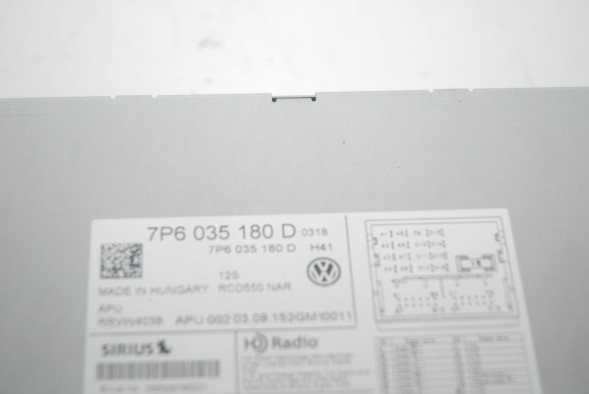 Audi OE VW TOUAREG RADIO MEDIA SD 7P6035180 США