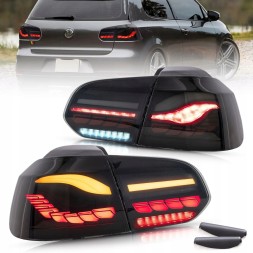 VLAND LDVWU9 9518918E mhm Лампи задні kpl Full Led Neon Oled Тюнінг Black VW Golf VI 6 5к0 2008-2013