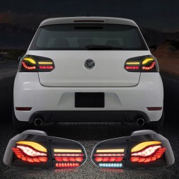 VLAND LDVWU9 9518918E mhm Лампи задні kpl Full Led Neon Oled Тюнінг Black VW Golf VI 6 5к0 2008-2013