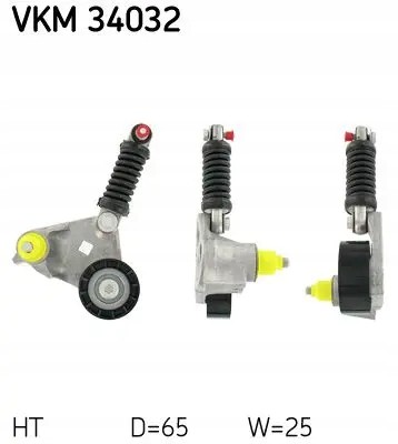 SKF VKM 34032 Натяжний ролик клинового ременя vkm 34032 skf ford